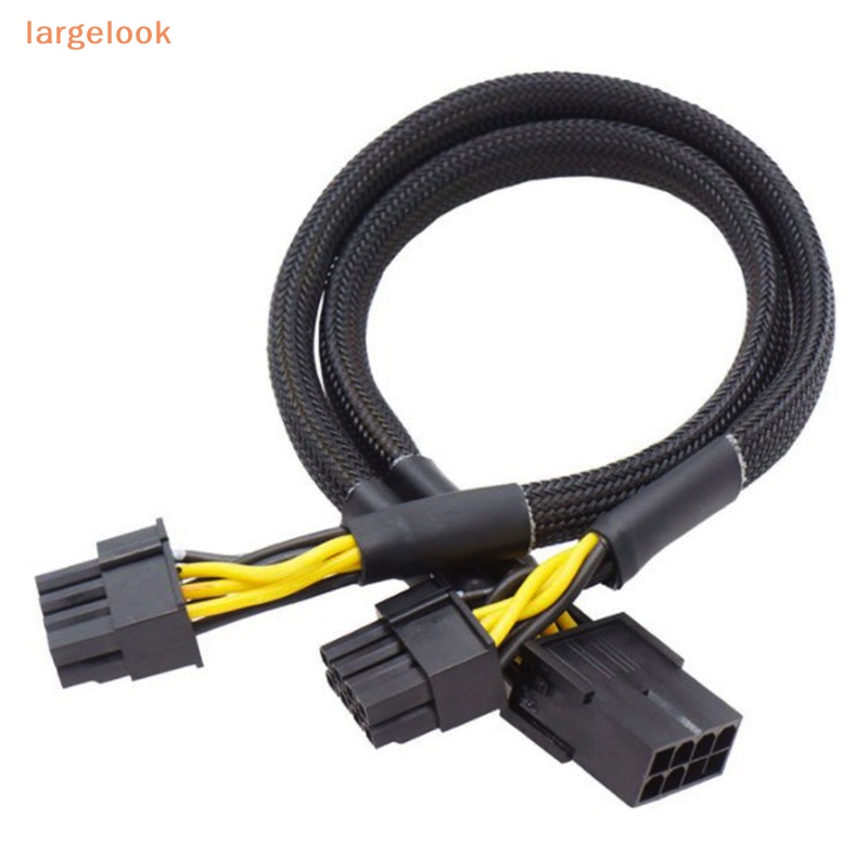 Dây Cáp Nguồn Chuyển Đổi Thẻ Đồ Họa 6Pin Female Sang Dual 8pin Female 6Pin Female Sang Dual 6 + 2Pin Male