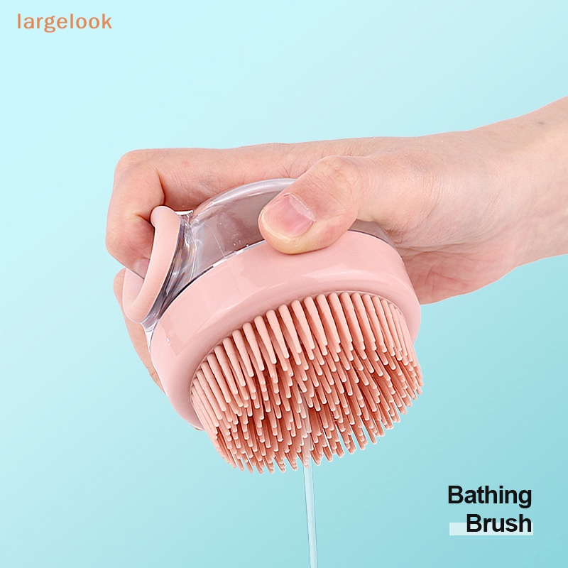 Bàn Chải Chà Lưng Bằng Silicone Linh Hoạt Cho Thú Cưng