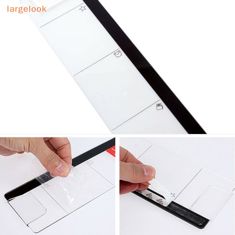 Giá Đỡ Bảng Ghi Chú Bằng Nhựa Acrylic Trong Suốt Sáng Tạo