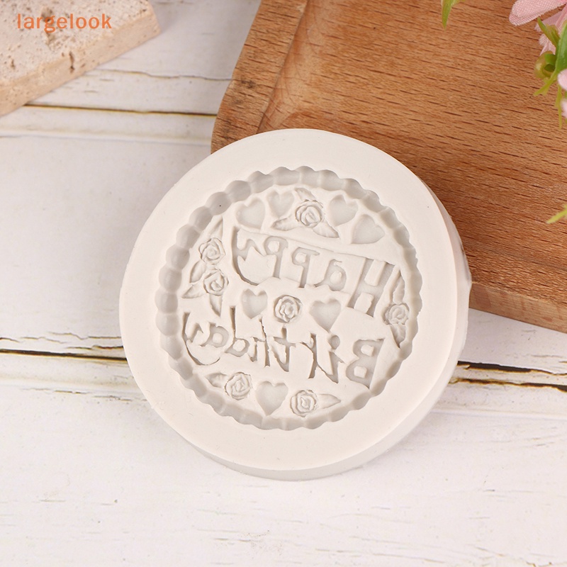 1 Khuôn Silicone Tạo Hình Chữ Happy Birthday Trang Trí Bánh