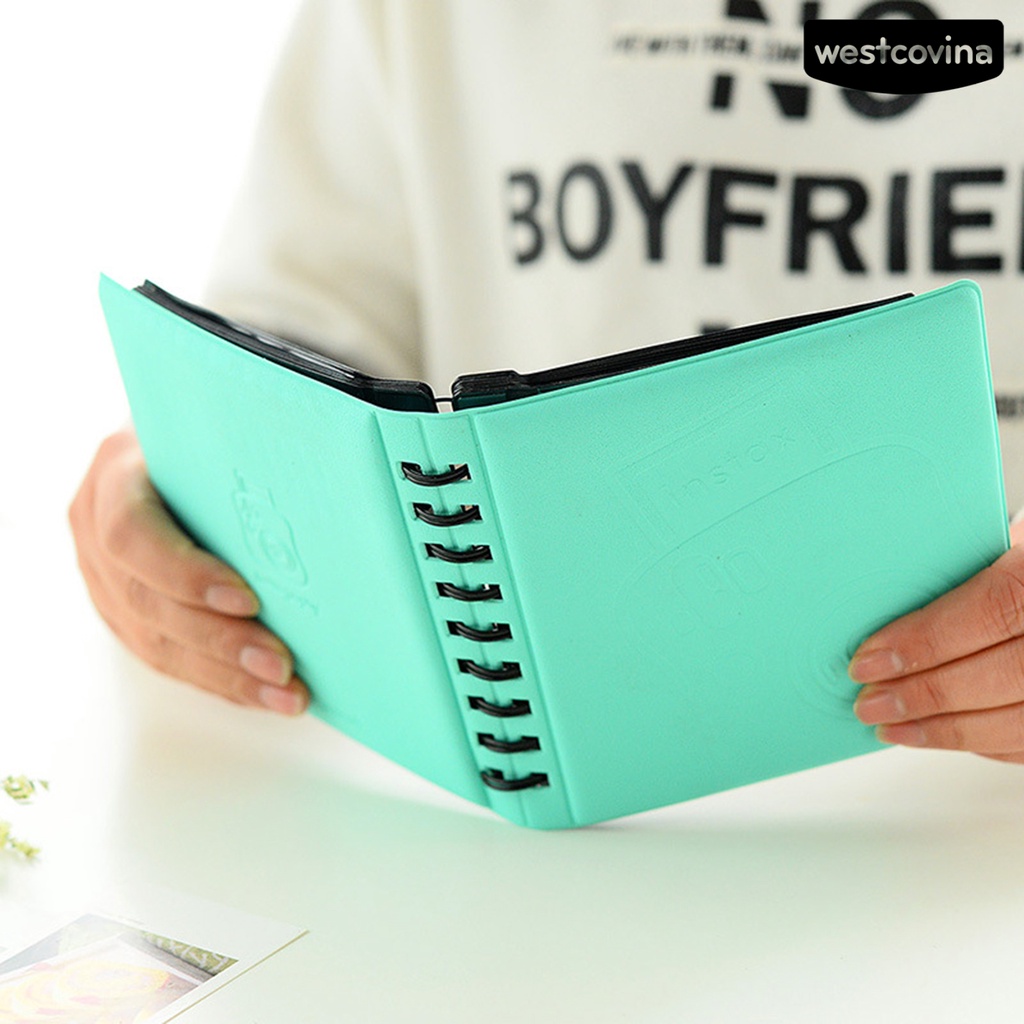 [WSTN]✎Cuốn Album Ảnh Mini Bằng PVC Cho Fujifilm-Instax Mini