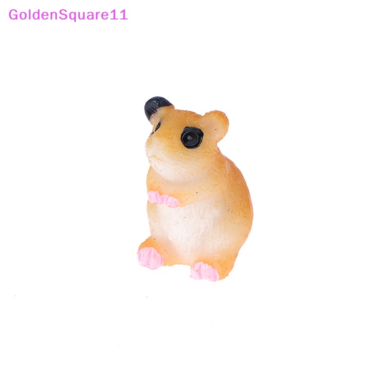 1 Mô Hình Chuột Hamster Mini Xinh Xắn Dùng Để Trang Trí