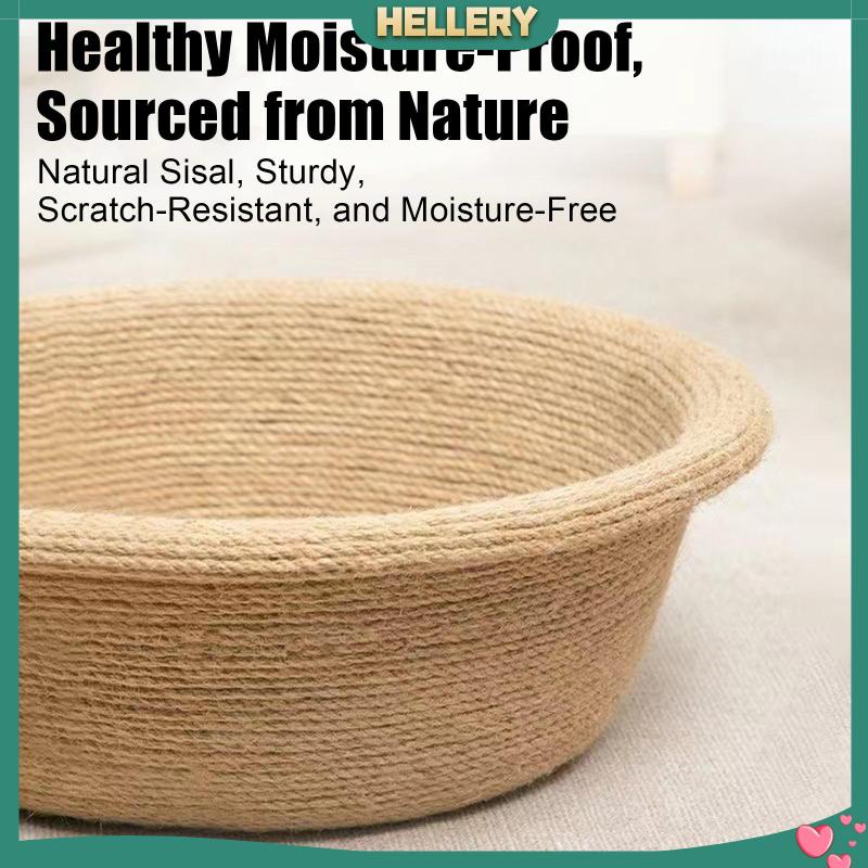 Đệm Cào Móng Hình Tròn Bằng Sợi Xi Măng Dành Cho Mèo Cào