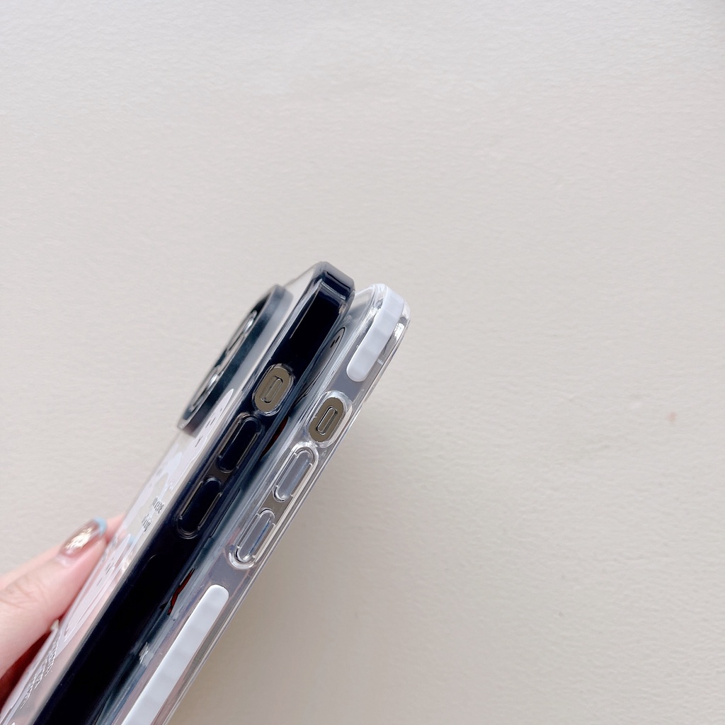 Ốp Điện Thoại Acrylic Cứng Trong Suốt In Hình Ma Nhỏ Cho iPhone 15 14 13 12 11 Pro Max Plus