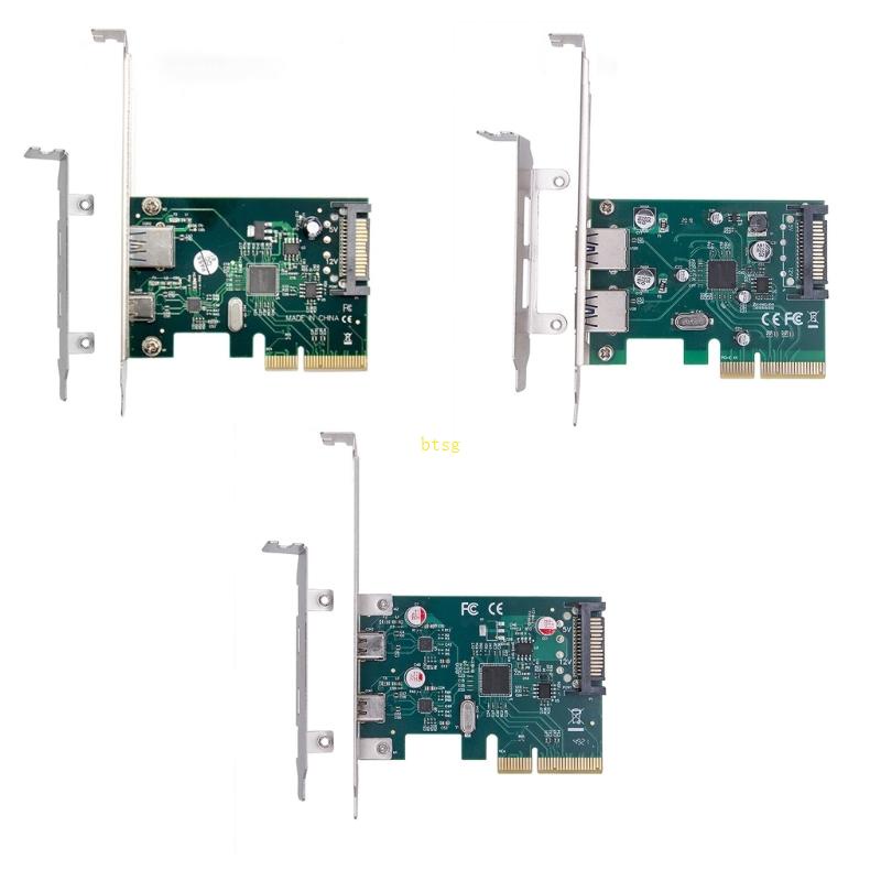 Card Mở Rộng PCIE Usb 3 1 2 Cổng Usb Type-C 10Gbps PCI-E Thẻ