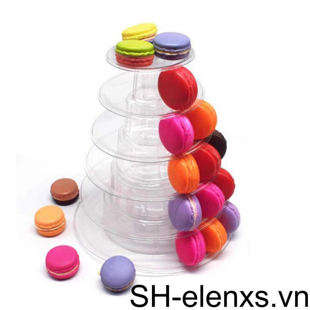 Giá Đỡ Bánh Donut 6 Tầng Dùng Trang Trí Tiệc Sinh Nhật / Đám Cưới