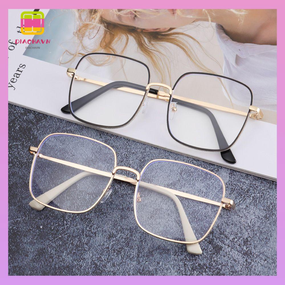 DIACHAVN Kính Mát Gọng Vuông Chống Ánh Sáng Xanh Phong Cách Vintage Thời Trang Cho Nữ