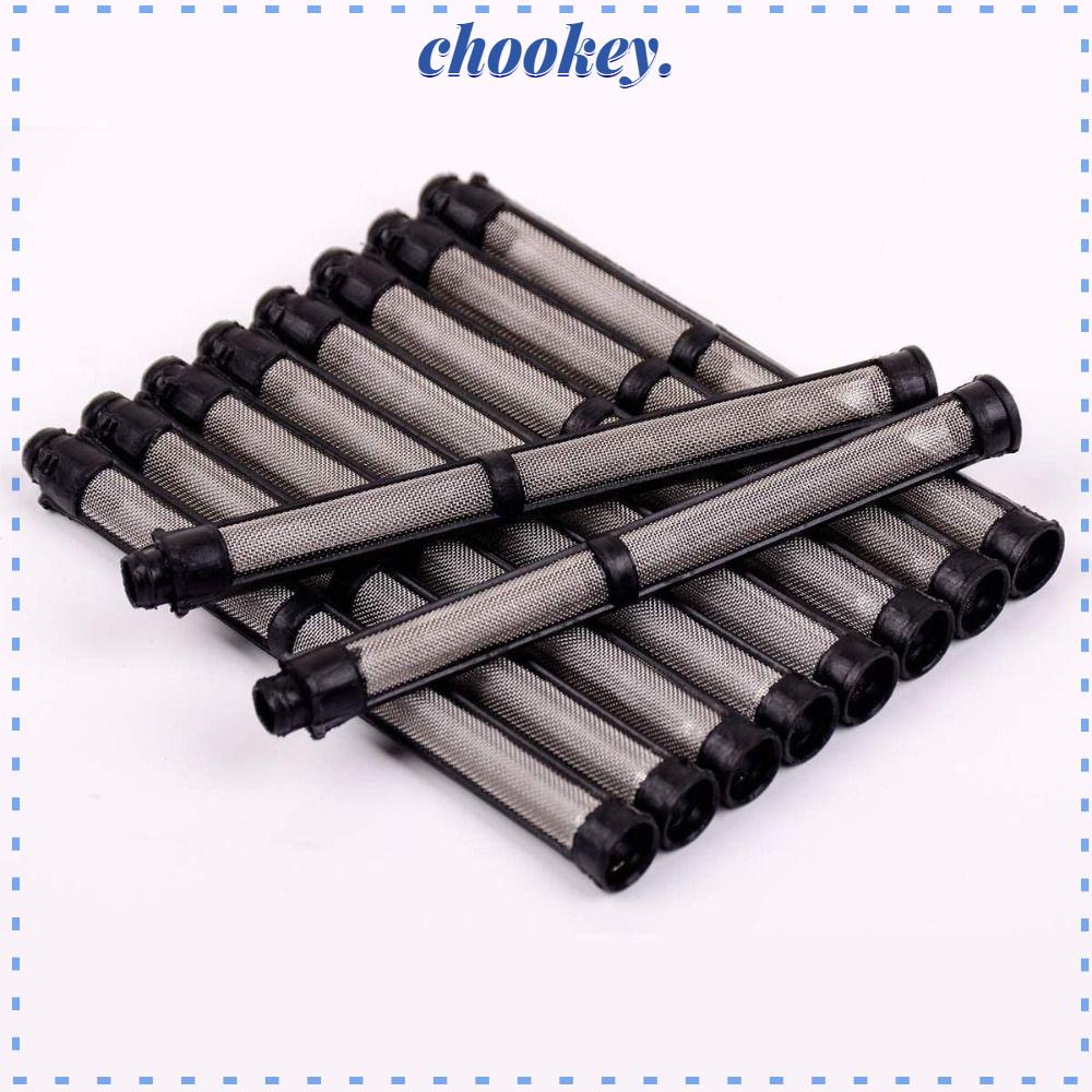 CHOOKEY Bộ 10 Đầu Phun Không Khí Bằng Nhựa 60 Lưới 287032 Tấm Lọc Súng Phun Sơn Cho Contractor II &amp; FTx II