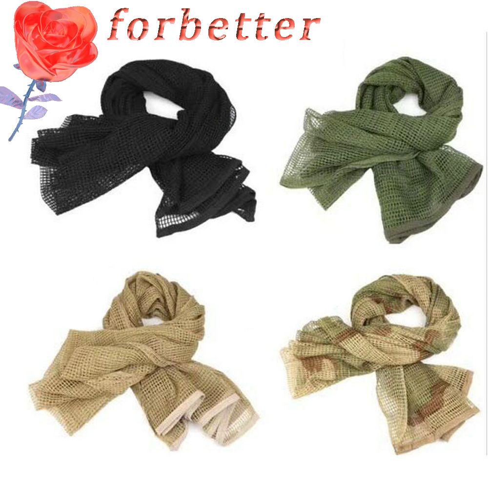 FORBETTER Khăn Trùm Đầu Thể Thao Họa Tiết Rằn Ri