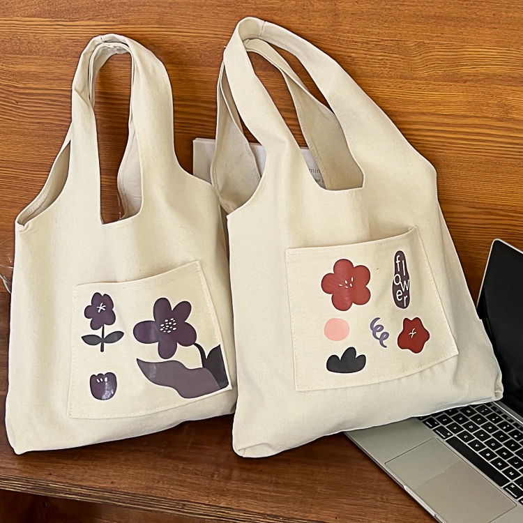 Túi Xách Canvas Đeo Vai Thời Trang Hàn Quốc