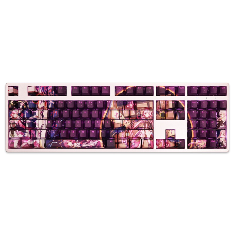 Fu Xuan Keycaps Cherry Profile Honkai Star Rail Anime PBT Nhuộm Phụ Cơ Keycap