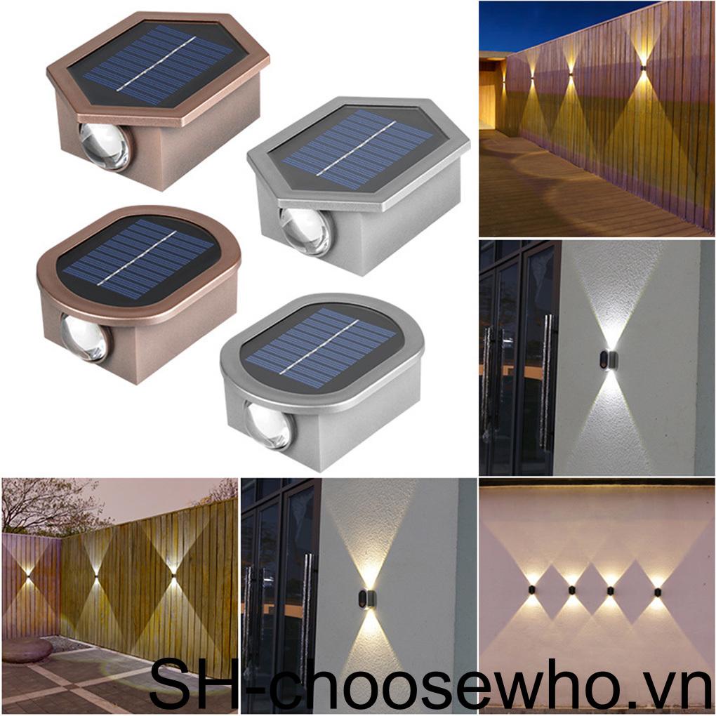 Đèn LED Gắn Tường Sử Dụng Năng Lượng Mặt Trời Chống Thấm Nước