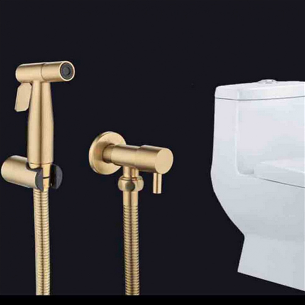 Vòi Xịt Nước Toilet Đơn Cầm Tay Có Van Xả Tiện Dụng
