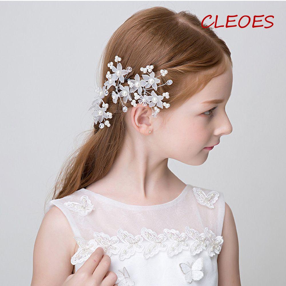 CLEOES Trâm Cài Tóc Hình Hoa Cho Cô Dâu