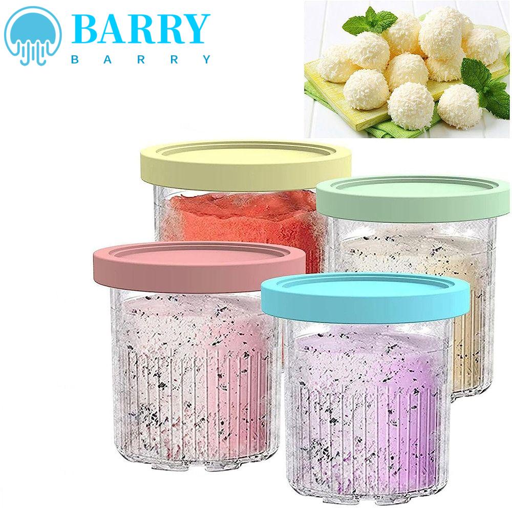 BARRY Set 4 Cốc Làm Kem Bằng Nhựa 24oz An Toàn Chống Rò Rỉ Cho Nhà Bếp