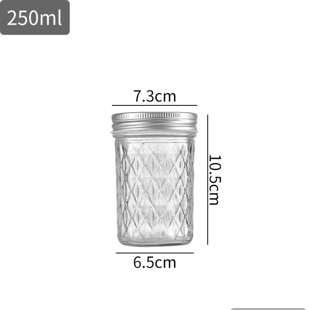 Conopery Mason Lọ Thủy Tinh Trong Suốt Có Nắp Đậy 120ml / 250ml / 280ml / 350ml / 450ml / 650ml