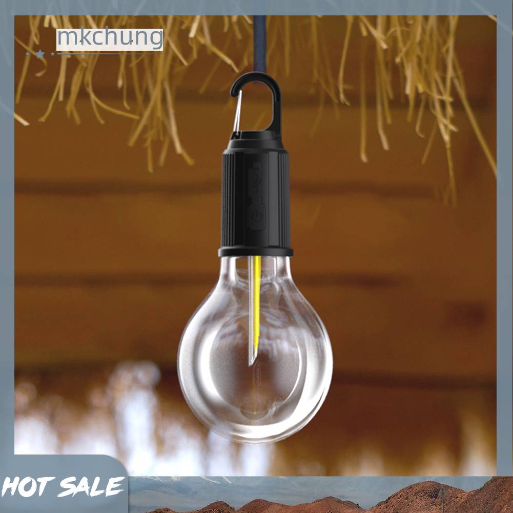 Đèn LED Cắm Trại Chống Thấm Nước 400mAh 100LM Kèm Móc Tiện Dụng