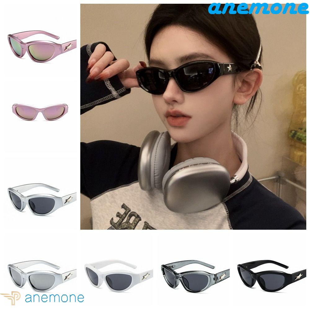 ANEMONE Kính Mát Mắt Mèo Chống Tia UV Y2K Phong Cách Punk Cổ Điển Cho Nữ