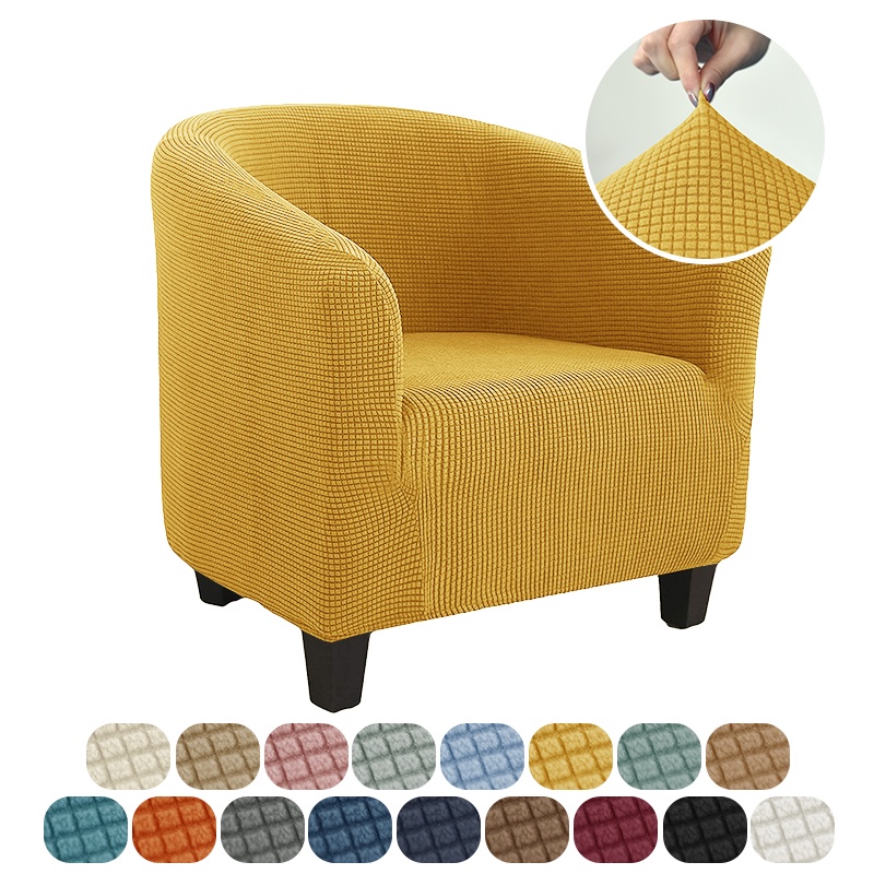 Vỏ Bọc Ghế Ngồi Màu Trơn Bằng Lông Cừu Co Giãn Tiện Dụng Cho Phòng Học / Quán Bar / Phòng Khách