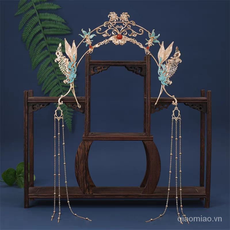 Bộ Phụ Kiện Trang Trí Tóc Phong Cách Cổ Tích Luoshen Fairy Virgin Hoa Đức Mẹ Lắc Toàn Diện