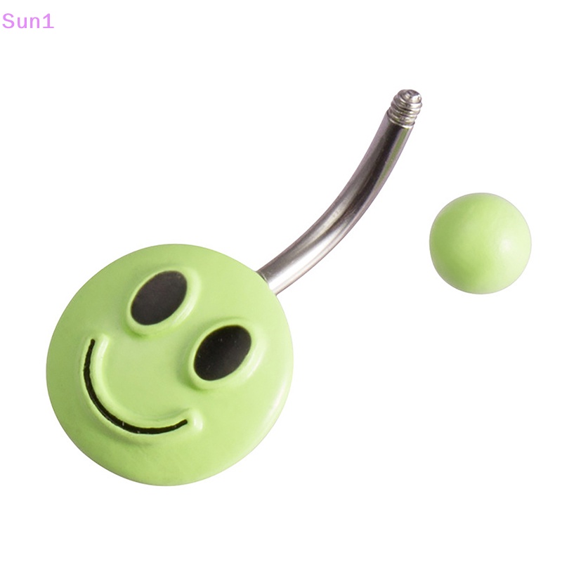 Sun1 > Khuyên Rốn Bằng Thép Không Gỉ Hình Mặt Cười Người Ngoài Hành Tinh Sáng Tạo Quyến Rũ Dành Cho Nữ well