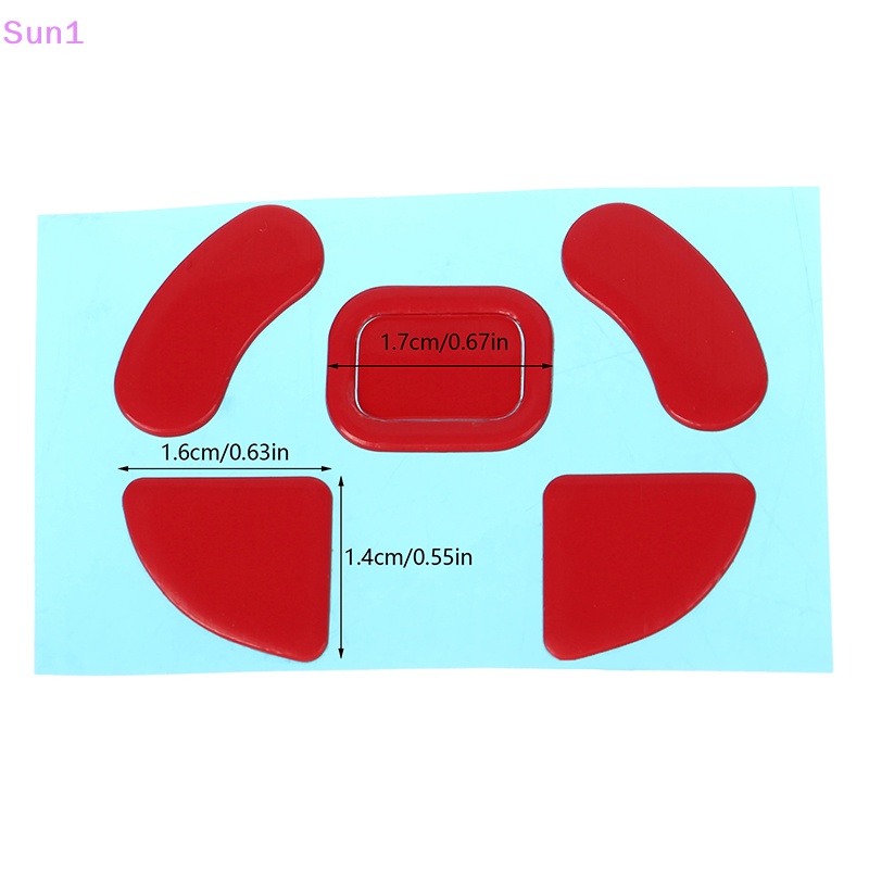 1 Bộ Miếng Dán Chân Chuột Máy Tính Pulsar x2 x2mini Viền Cong Chống Trượt