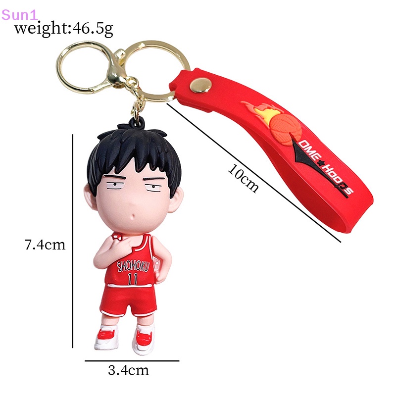 Sun1 &gt; Móc Khóa Hình Búp Bê Slam Dunk Dễ Thương Thời Trang Làm Quà Tặng Sinh Nhật