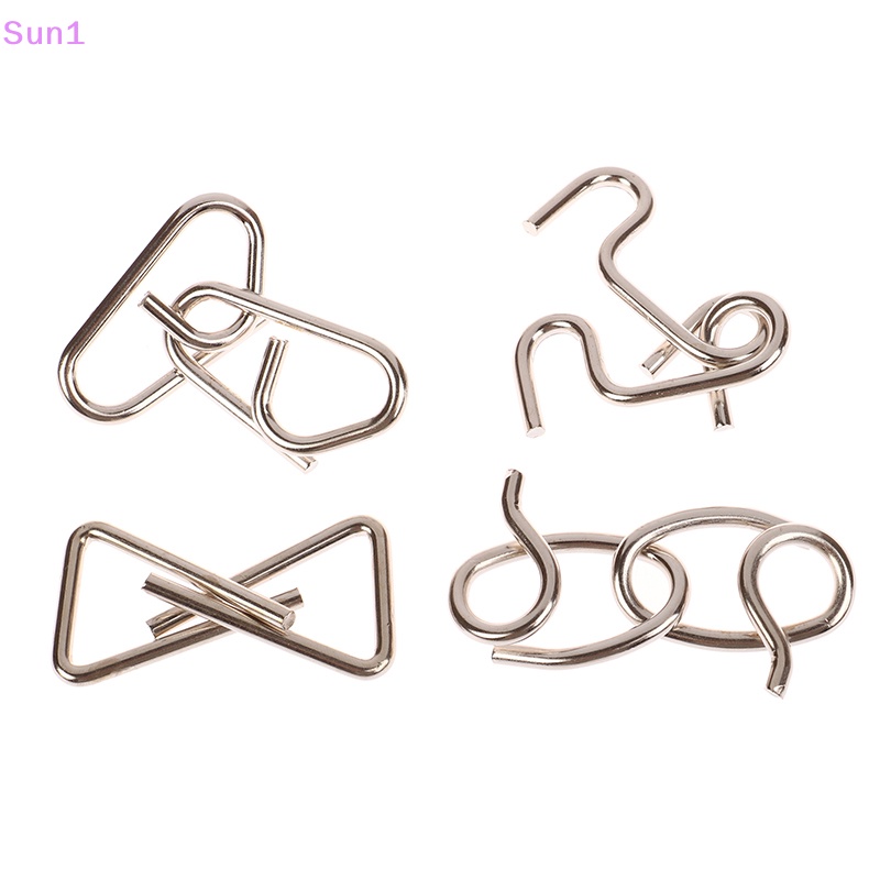 Sun1 &gt; Bộ 8 Món Đồ Chơi Xếp Hình Bằng Kim Loại Sáng Tạo Và Thiết Thực Giáo Dục Cho Trẻ Em Và Người Lớn