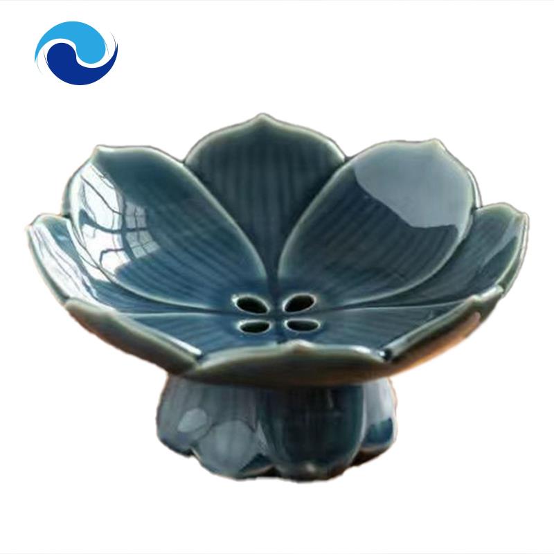 Đĩa Đựng Trái Cây Hình Hoa Sen Phong Cách Trung Hoa Hiện Đại