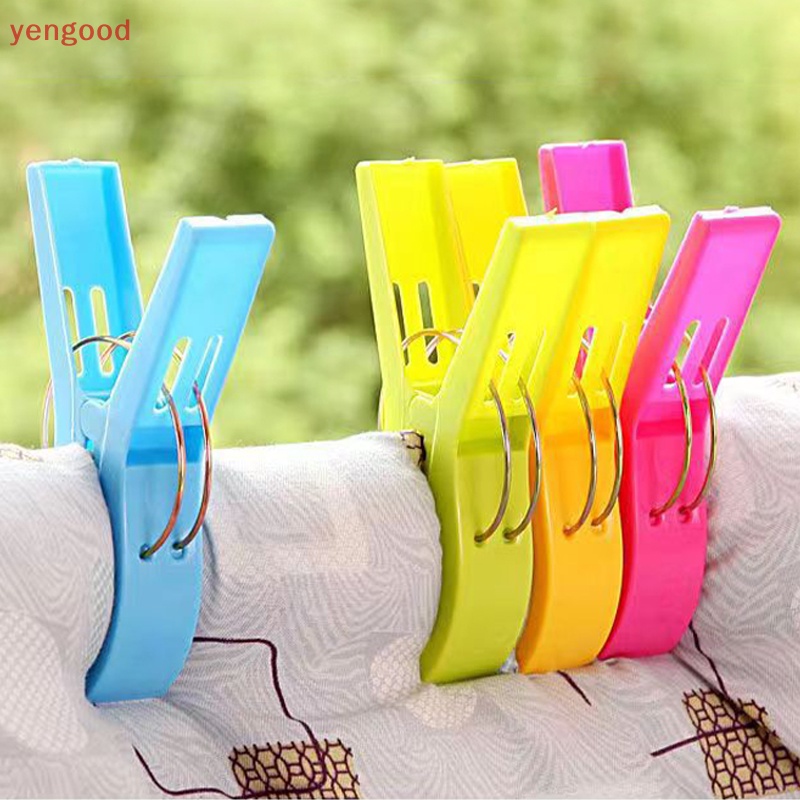 Bộ 4 Kẹp Nhựa Phơi Quần Áo Chống Nắng Tiện Dụng Cho Gia Đình