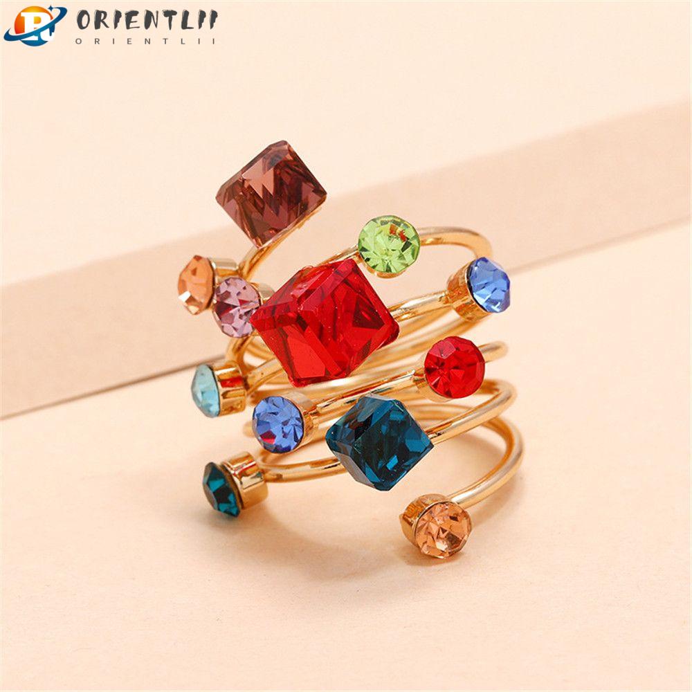 ORIENTLII Nhẫn ĐíNh Đá Sang TrọNg Phong CáCh Vintage