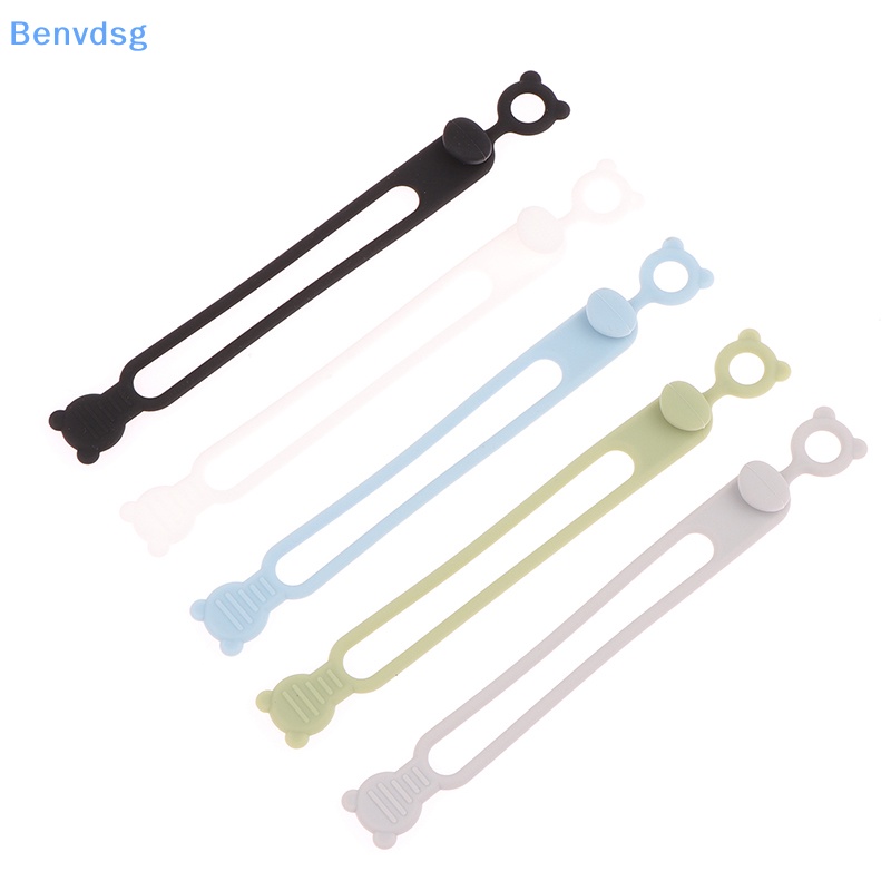 Bộ 10 Dây Quấn Cáp Bằng Silicone Co Giãn Đa Năng Tiện Dụng