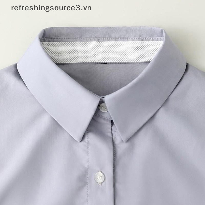 Bộ 3 Miếng Dán Thấm Hút Mồ Hôi Tự Dính Màu Trắng Dùng Một Lần Chống Mồ Hôi Cho Cổ Áo / Mũ