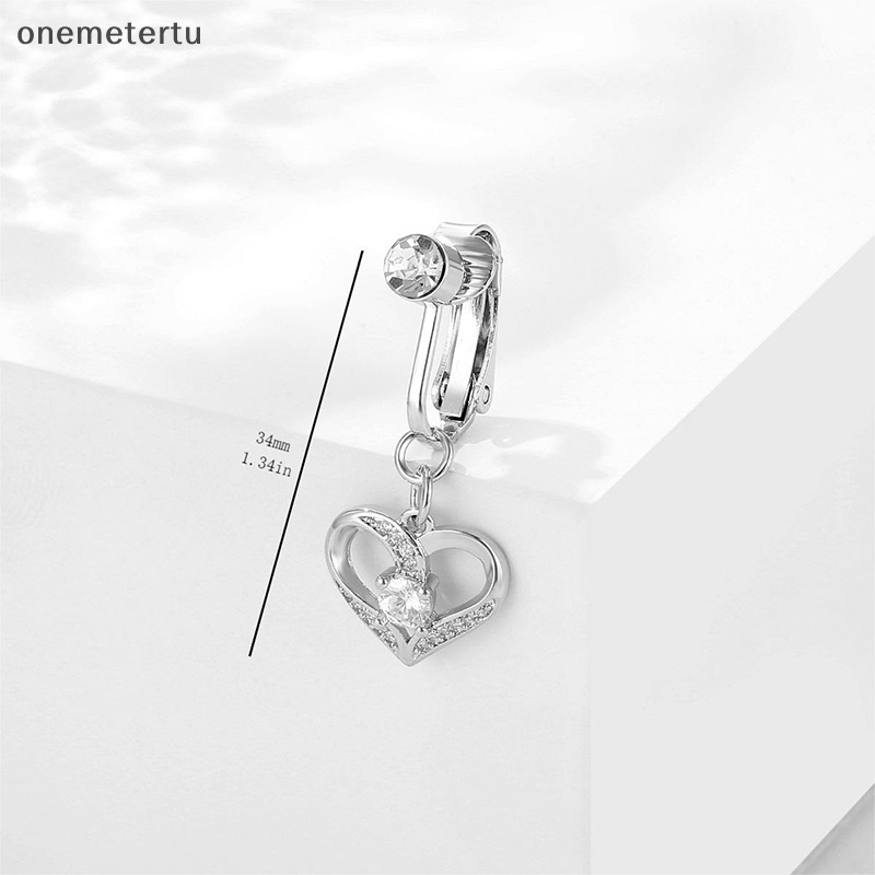 Khuyên Rốn Hình Bướm / Mặt Trăng Đính Pha Lê Nhân Tạo