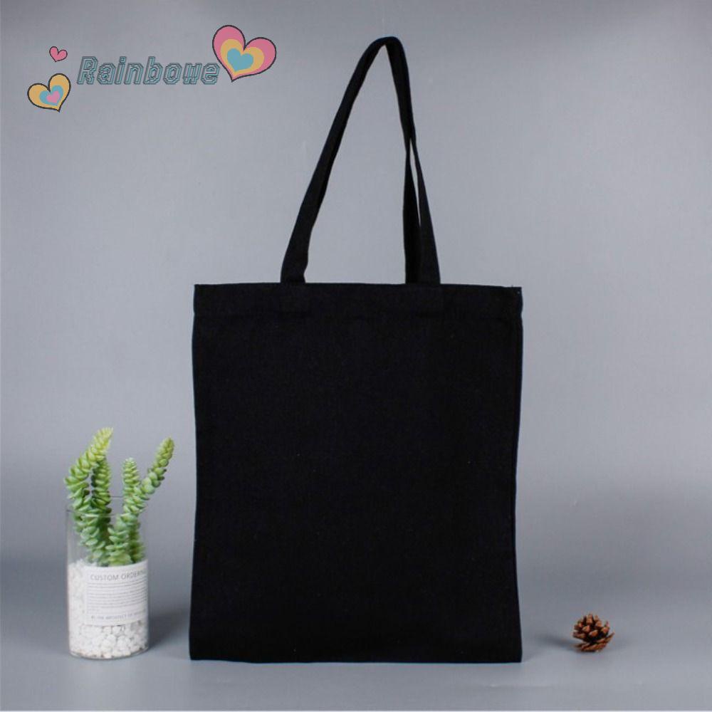 RAINBOW Túi Xách Tay Bằng Vải Canvas Thân Thiện Với Môi Trường