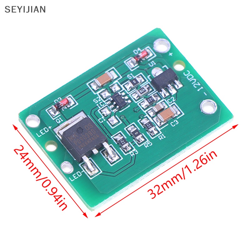 Mô-đun Cảm Ứng Công Tắc Cảm Ứng Điện Dung 12V Jog Chốt DC 6-20V 3A TTP223 JAN