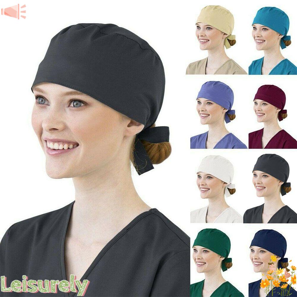 LEILY Mũ Trùm Đầu Bằng Cotton Hình Tròn