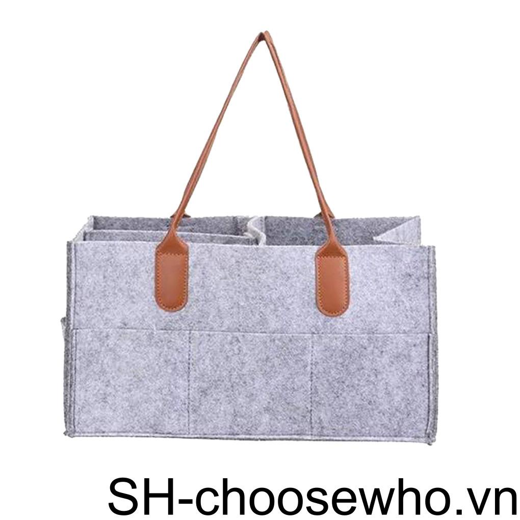 Túi Nỉ Đựng Tã Em Bé Có Thể Tháo Rời Tiện Dụng