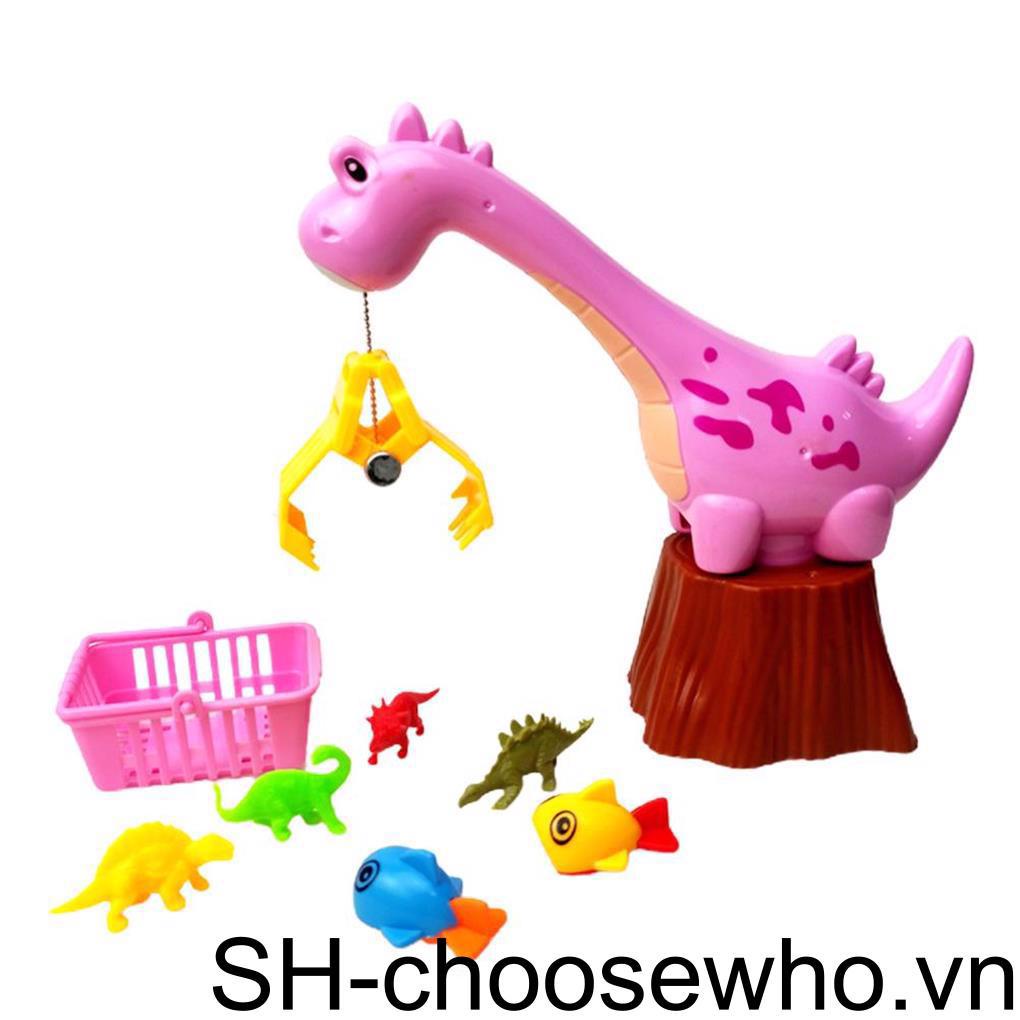 Đồ Chơi Khủng Long Bắt Cá / Cá Tương Tác Giáo Dục Sớm Cho Bé