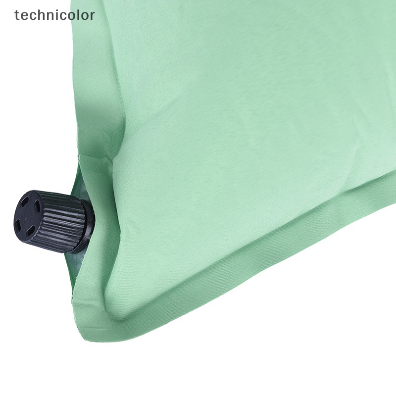 Technicolor 1 Gối Bơm Hơi Tự Động Siêu Nhẹ Dùng Cắm Trại Ngoài Trời