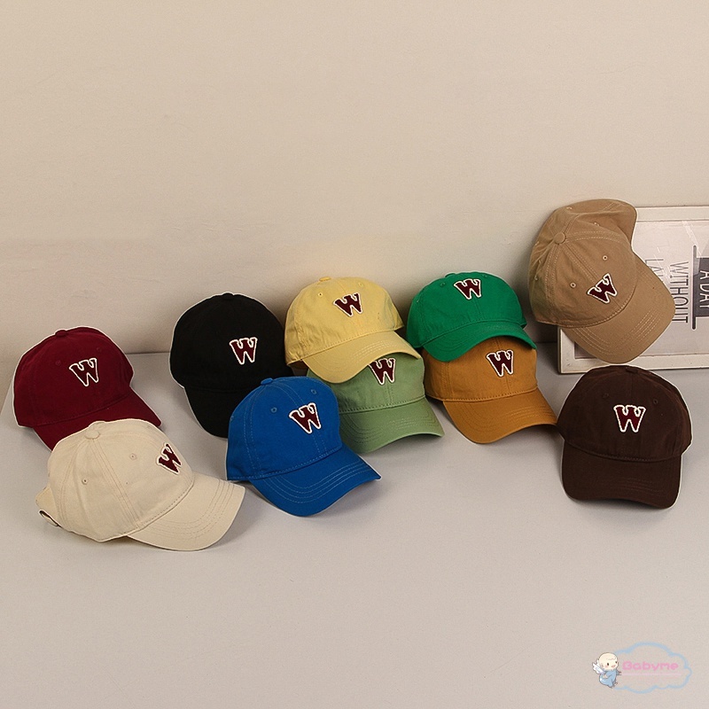 Mũ Lưỡi Trai Thêu Chữ Bằng Vải Cotton Cho Bé