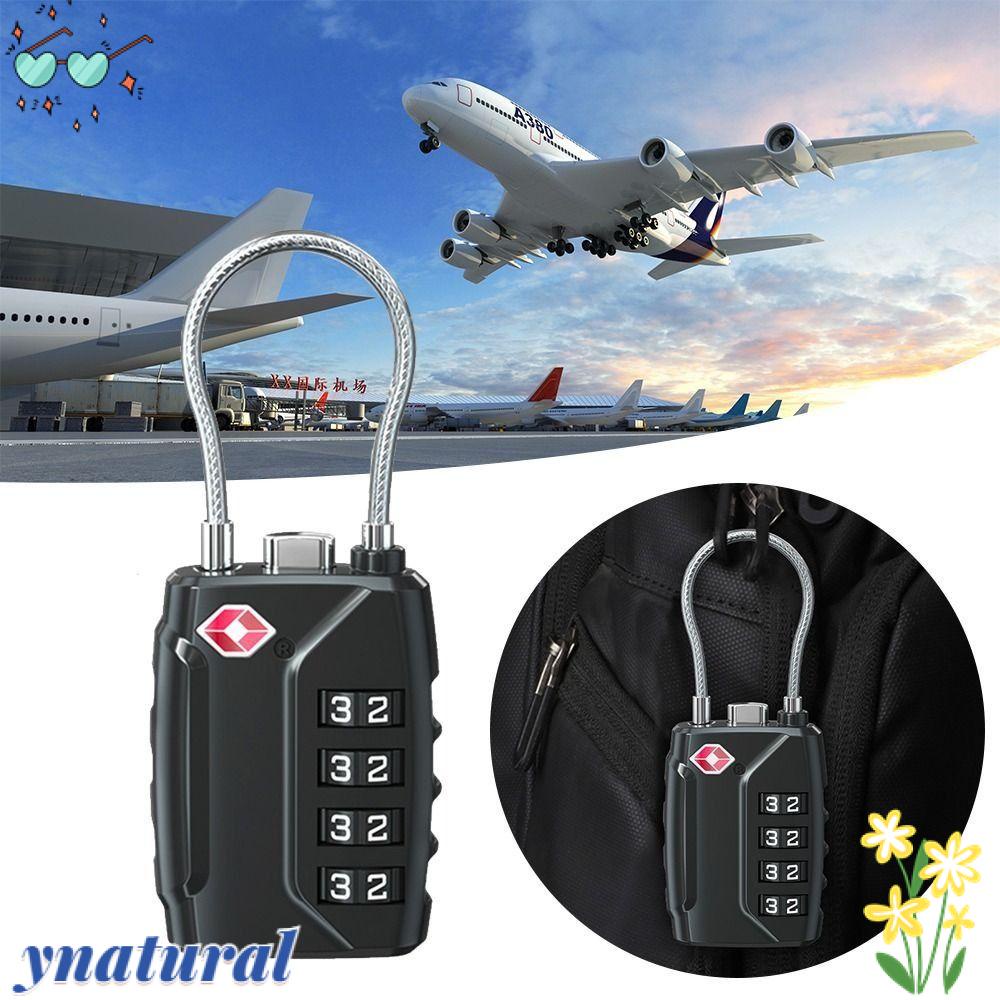 YNATURAL Ổ Khóa Mật Khẩu 3 Chữ Số Chống Trộm Nhỏ Gọn Tiện Dụng Cho Vali Du Lịch