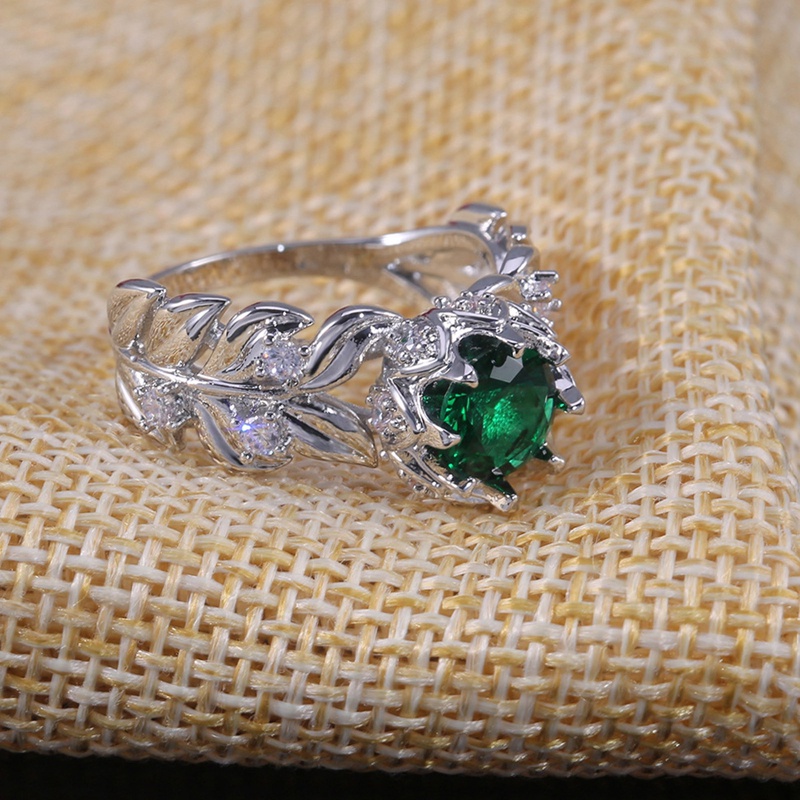 Nhẫn Đính Đá Zircon Màu Sắc Cầu Vồng / Ngôi Sao / Hoa Hồng Dành Cho Nữ