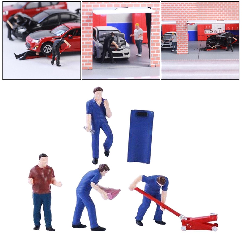 Mô Hình Búp Bê Diorama Nhỏ Xinh Tinh Tế Trang Trí Đường Phố