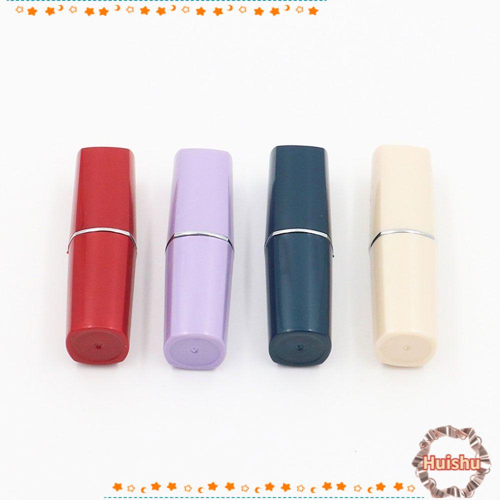 HS Set 2 Hộp Đựng Thuốc / Chìa Khóa Bằng Nhựa Hình Thỏi Son An Ninh Màu Sắc Rand Dùng Trong Nhà