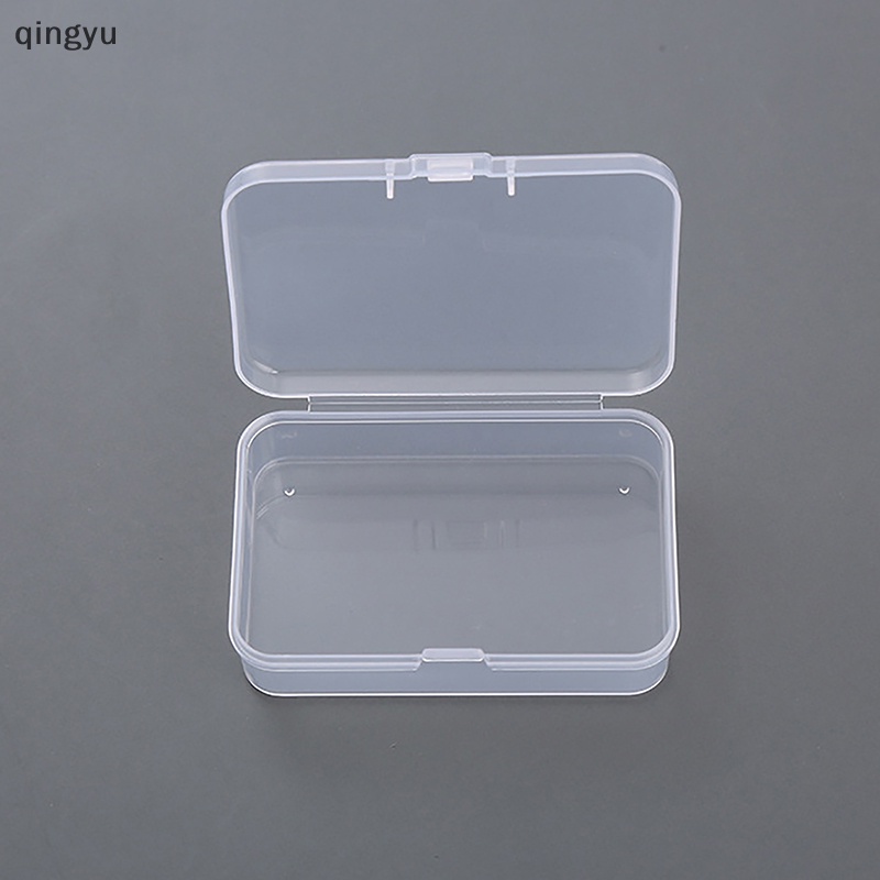 Bộ 2 Hộp Nhựa Trong Suốt Hình Vuông Đựng Trang Sức