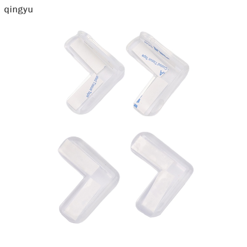Bộ 4 Miếng Bọc Cạnh Bàn Nội Thất Bằng Silicone Chống Va Chạm Bảo Vệ An Toàn Cho Bé