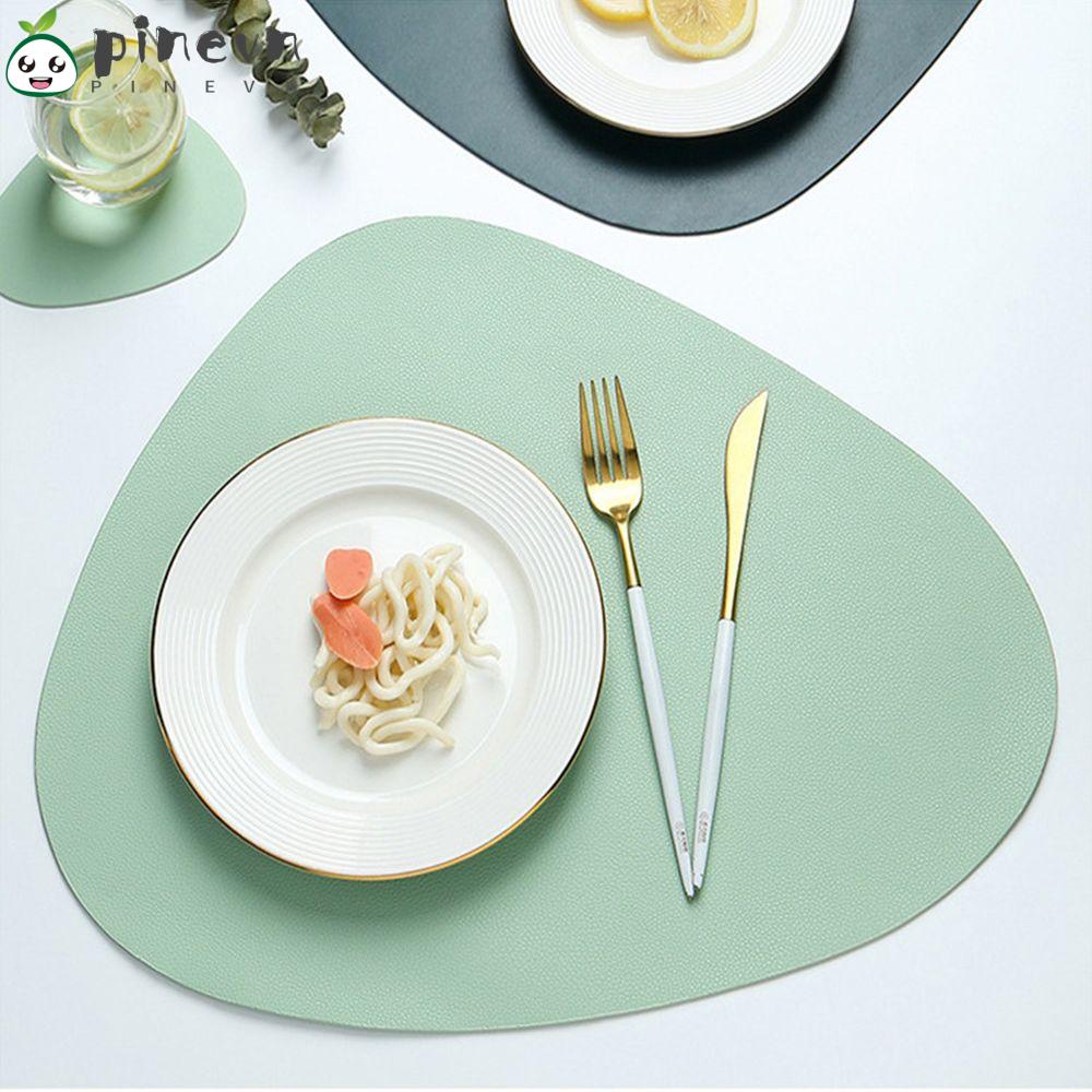 PINEVN Tấm Lót Bàn Ăn Bằng Da PU Cách Nhiệt Chống Trượt / Thấm Nước Tiện