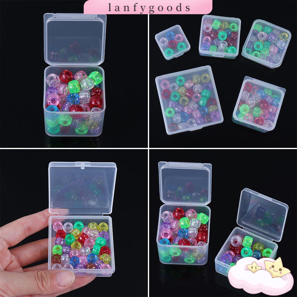 LANFY Hộp Nhựa Nhỏ Đựng Trang Sức / Ốc Vít Làm Móng Nghệ Thuật Ốp