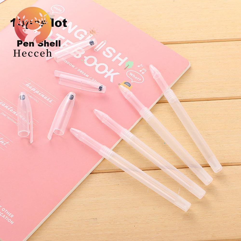 HECCEH Set 10 Vỏ Bút Mực Bằng Nhựa Mới